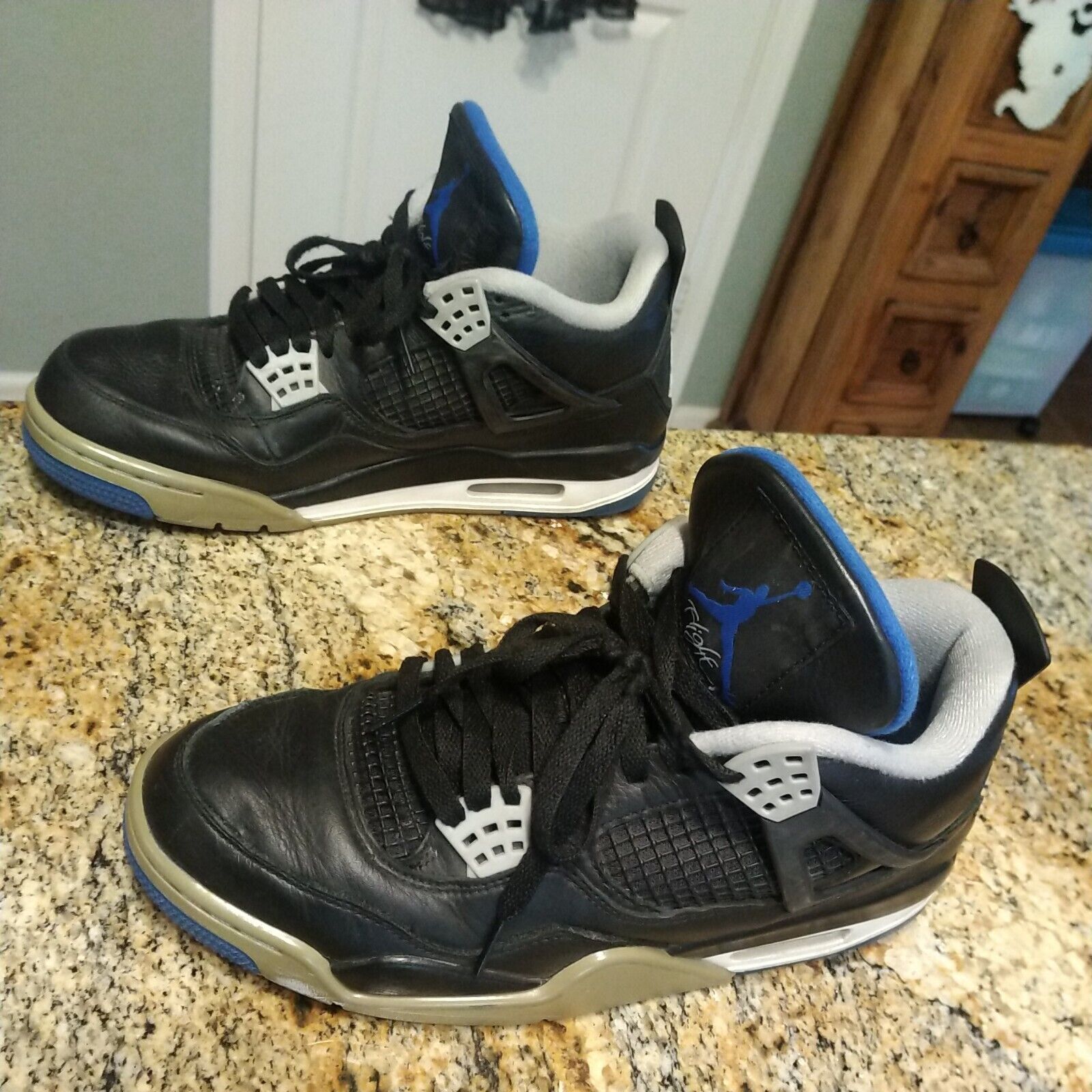 Size 8.5 - Jordan 4 Retro Motorsports Alternate 2017 Basketball Shoes